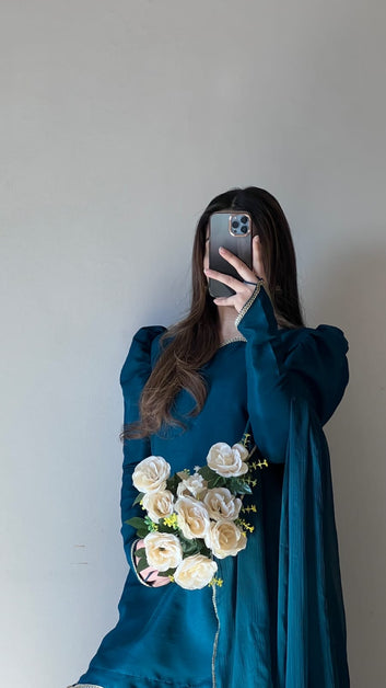 Floral gharara set -3pc