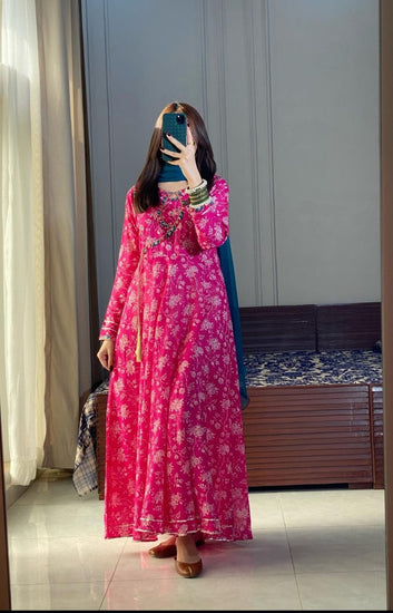 Blush Bloom Floral Frock